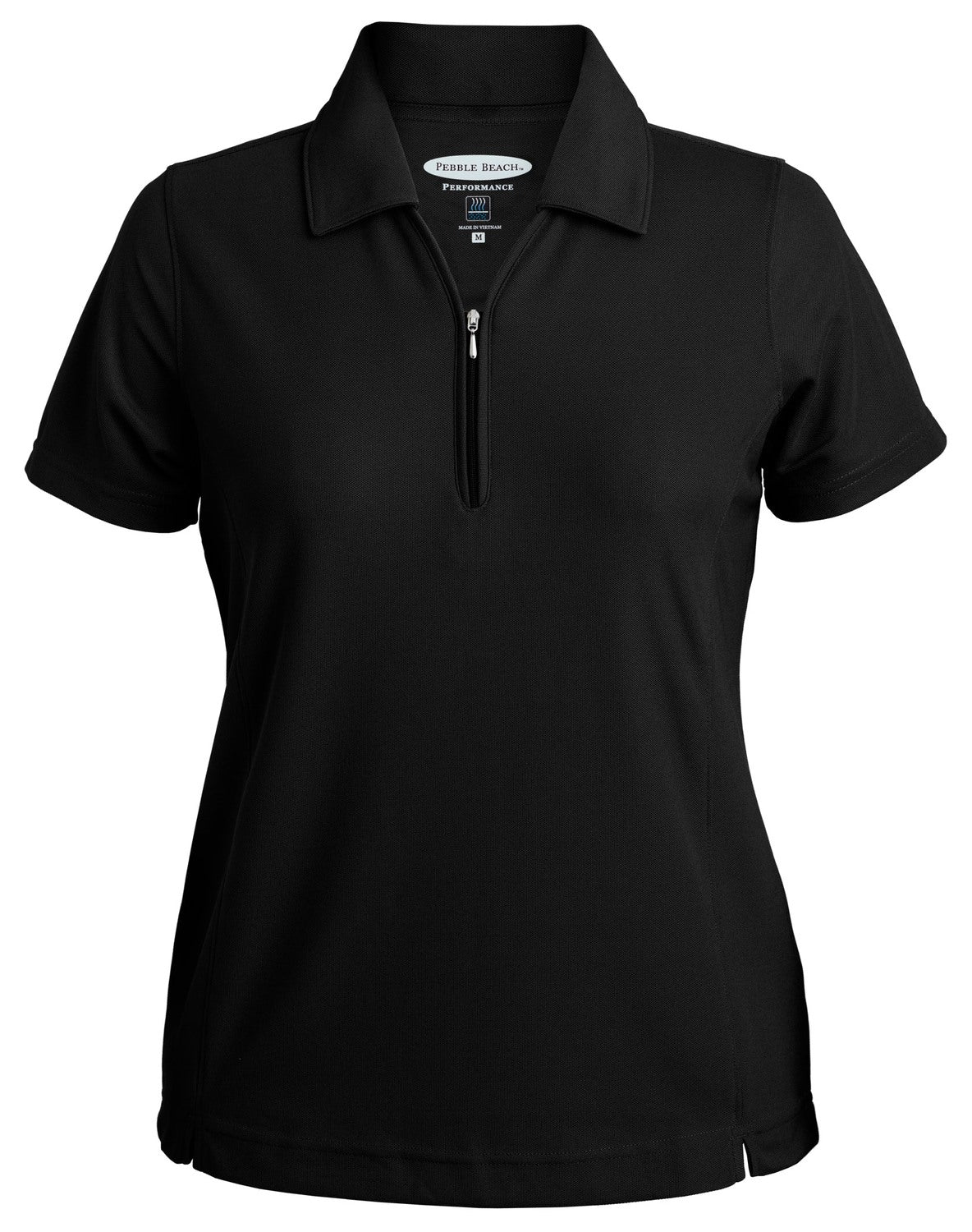 Pebble Beach Women's Solid Pique Polo Womens Apparel Shirts & Tops