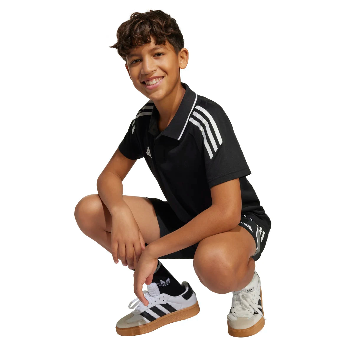 adidas Youth Tiro25 Competition Polo Shirt Soccer Uniforms & Apparel All