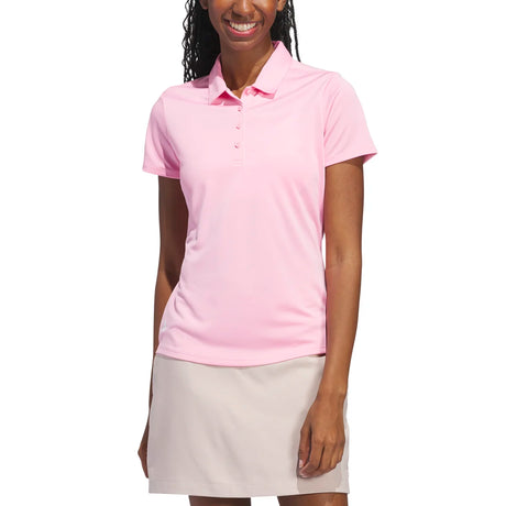 adidas Women's Solid Performance Short Sleeve Polo Shirt Womens Apparel Shirts & Tops