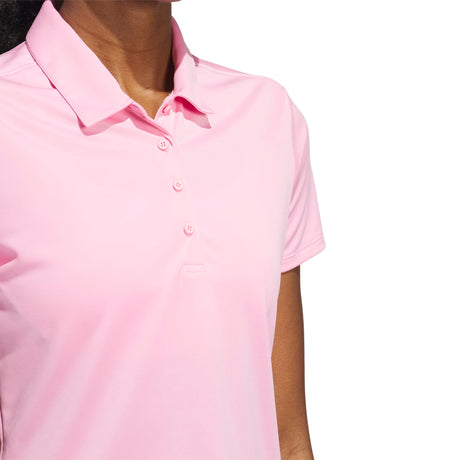 adidas Women's Solid Performance Short Sleeve Polo Shirt Womens Apparel Shirts & Tops