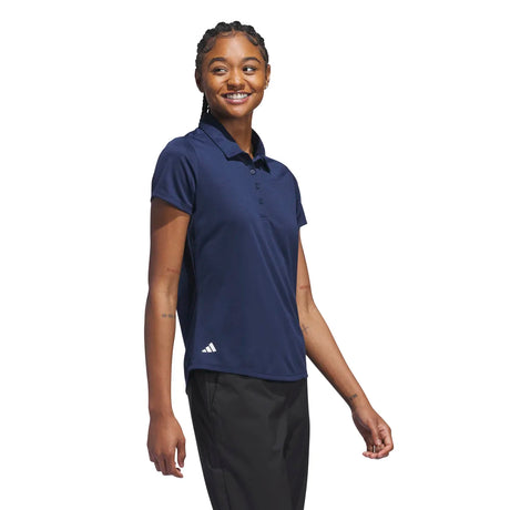adidas Women's Solid Performance Short Sleeve Polo Shirt Womens Apparel Shirts & Tops