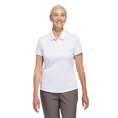 adidas Women's Solid Performance Short Sleeve Polo Shirt Womens Apparel Shirts & Tops