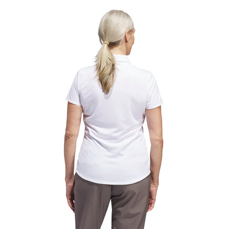 adidas Women's Solid Performance Short Sleeve Polo Shirt Womens Apparel Shirts & Tops
