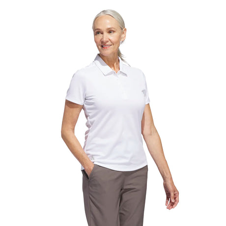 adidas Women's Solid Performance Short Sleeve Polo Shirt Womens Apparel Shirts & Tops