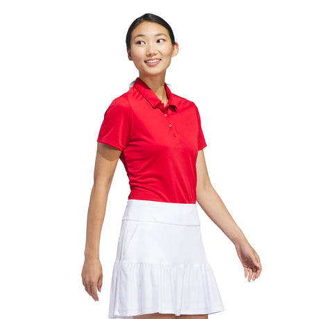 adidas Women's Solid Performance Short Sleeve Polo Shirt Womens Apparel Shirts & Tops