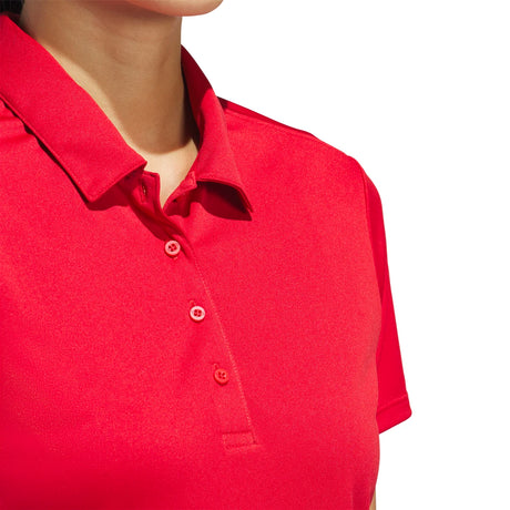 adidas Women's Solid Performance Short Sleeve Polo Shirt Womens Apparel Shirts & Tops