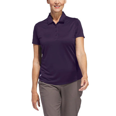 adidas Women's Solid Performance Short Sleeve Polo Shirt Womens Apparel Shirts & Tops
