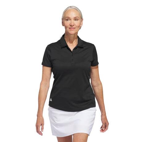 adidas Women's Solid Performance Short Sleeve Polo Shirt Womens Apparel Shirts & Tops