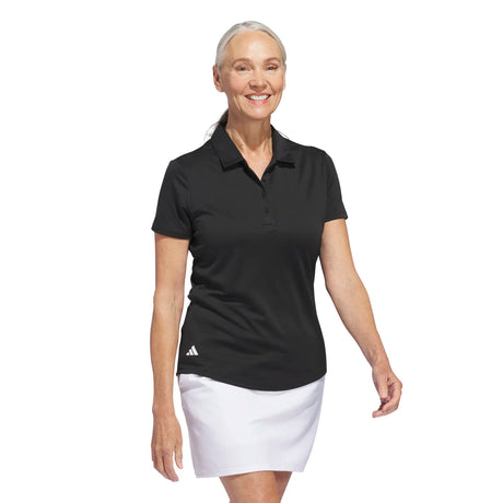 adidas Women's Solid Performance Short Sleeve Polo Shirt Womens Apparel Shirts & Tops