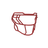 Vicis SO-212E-5 Premium Carbon Steel Facemask Football Facemasks Adult