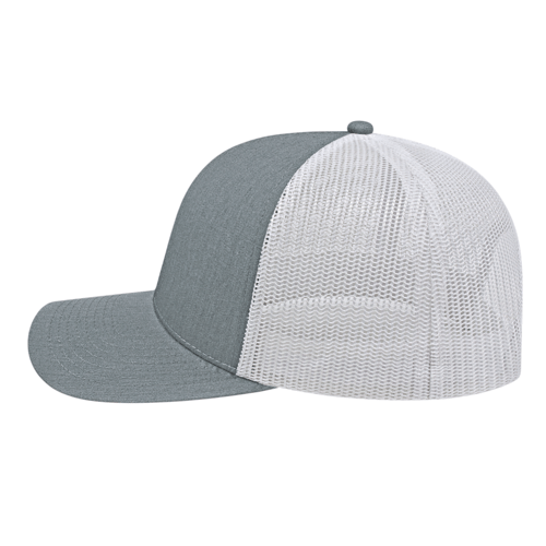 Cap America i3038 Poly/Cotton Trucker Mesh Back Cap Unisex Accessories Hats & Caps