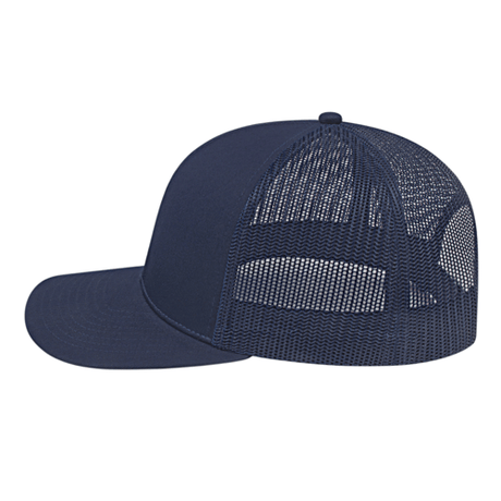 Cap America i3038 Poly/Cotton Trucker Mesh Back Cap Unisex Accessories Hats & Caps