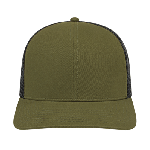 Cap America i3038 Poly/Cotton Trucker Mesh Back Cap Unisex Accessories Hats & Caps