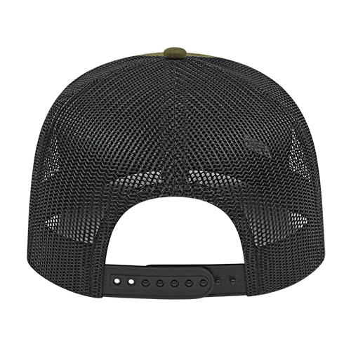 Cap America i3038 Poly/Cotton Trucker Mesh Back Cap Unisex Accessories Hats & Caps