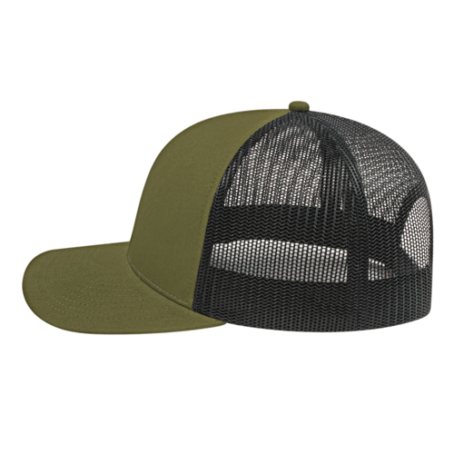 Cap America i3038 Poly/Cotton Trucker Mesh Back Cap Unisex Accessories Hats & Caps