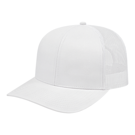 Cap America i3038 Poly/Cotton Trucker Mesh Back Cap Unisex Accessories Hats & Caps