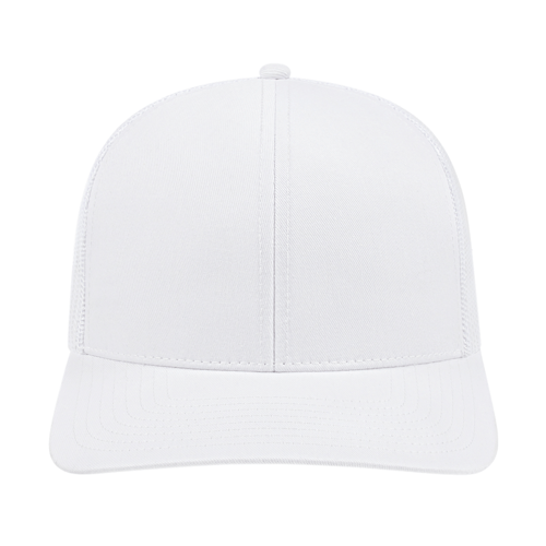 Cap America i3038 Poly/Cotton Trucker Mesh Back Cap Unisex Accessories Hats & Caps