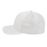 Cap America i3038 Poly/Cotton Trucker Mesh Back Cap Unisex Accessories Hats & Caps