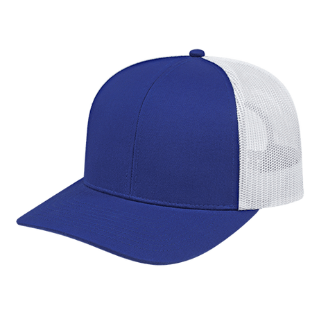 Cap America i3038 Poly/Cotton Trucker Mesh Back Cap Unisex Accessories Hats & Caps