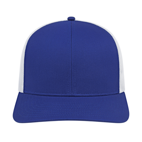 Cap America i3038 Poly/Cotton Trucker Mesh Back Cap Unisex Accessories Hats & Caps