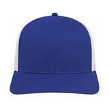 Cap America i3038 Poly/Cotton Trucker Mesh Back Cap Unisex Accessories Hats & Caps