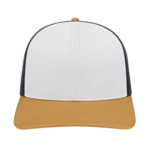 Cap America i3038 Poly/Cotton Trucker Mesh Back Cap Unisex Accessories Hats & Caps
