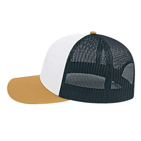Cap America i3038 Poly/Cotton Trucker Mesh Back Cap Unisex Accessories Hats & Caps