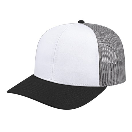 Cap America i3038 Poly/Cotton Trucker Mesh Back Cap Unisex Accessories Hats & Caps