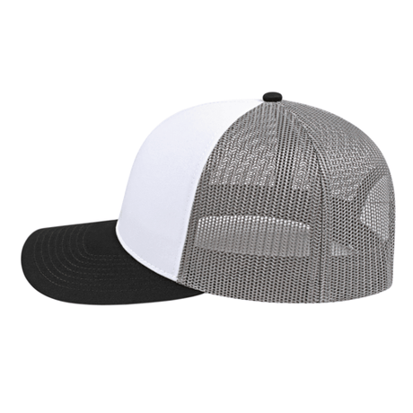 Cap America i3038 Poly/Cotton Trucker Mesh Back Cap Unisex Accessories Hats & Caps