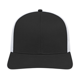 Cap America i3038 Poly/Cotton Trucker Mesh Back Cap Unisex Accessories Hats & Caps