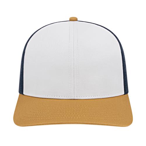 Cap America i3038 Poly/Cotton Trucker Mesh Back Cap Unisex Accessories Hats & Caps