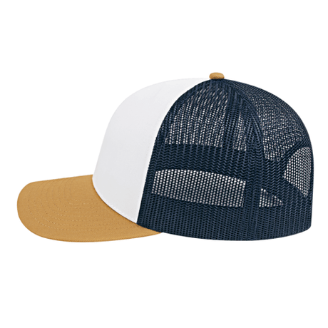 Cap America i3038 Poly/Cotton Trucker Mesh Back Cap Unisex Accessories Hats & Caps