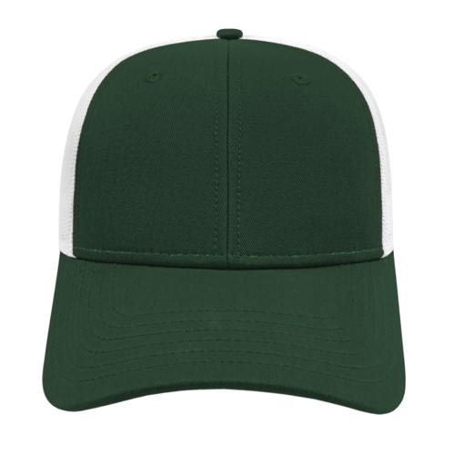 Cap America i3115 Low Profile Trucker Mesh Back Cap Unisex Accessories Hats & Caps