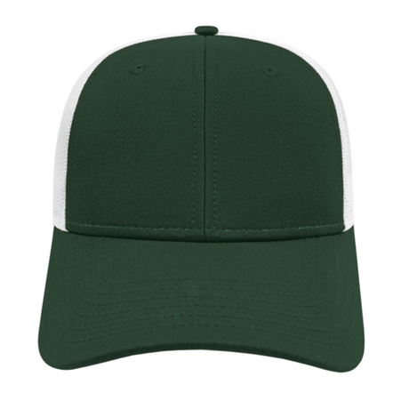 Cap America i3115 Low Profile Trucker Mesh Back Cap Unisex Accessories Hats & Caps