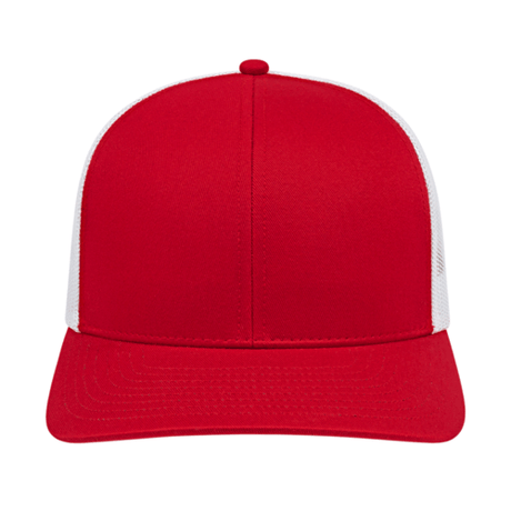 Cap America i3038 Poly/Cotton Trucker Mesh Back Cap Unisex Accessories Hats & Caps