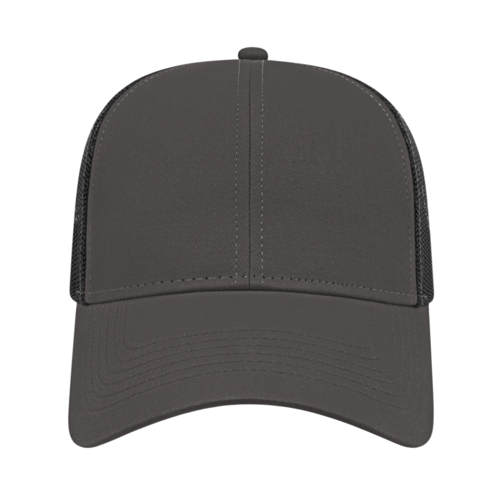 Cap America i3025 Two-Tone Trucker Mesh Back Cap Unisex Accessories Hats & Caps