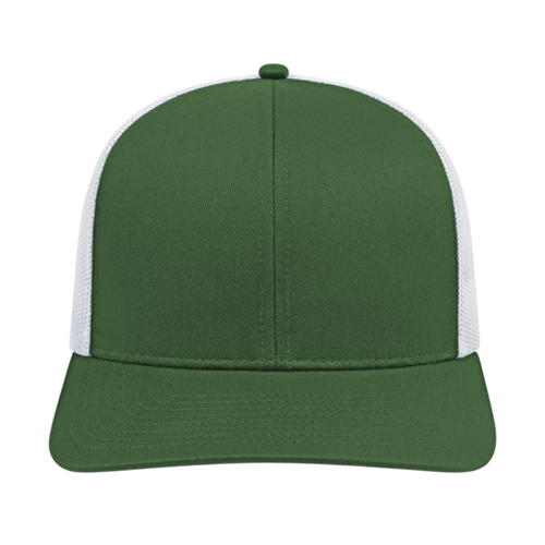 Cap America i3038 Poly/Cotton Trucker Mesh Back Cap Unisex Accessories Hats & Caps