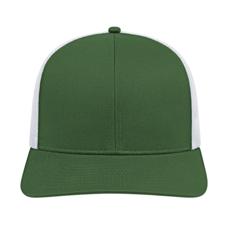 Cap America i3038 Poly/Cotton Trucker Mesh Back Cap Unisex Accessories Hats & Caps