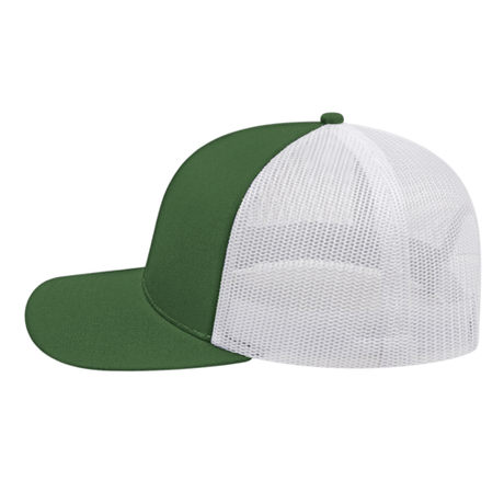 Cap America i3038 Poly/Cotton Trucker Mesh Back Cap Unisex Accessories Hats & Caps