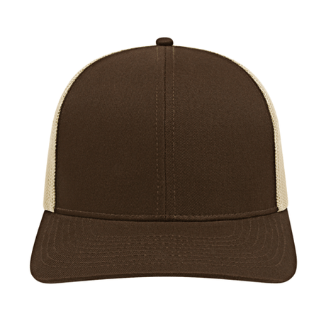 Cap America i3038 Poly/Cotton Trucker Mesh Back Cap Unisex Accessories Hats & Caps