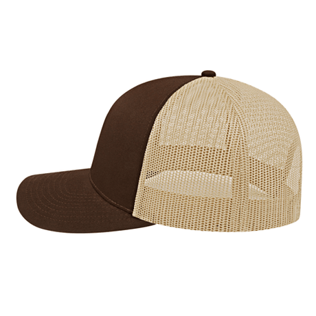 Cap America i3038 Poly/Cotton Trucker Mesh Back Cap Unisex Accessories Hats & Caps