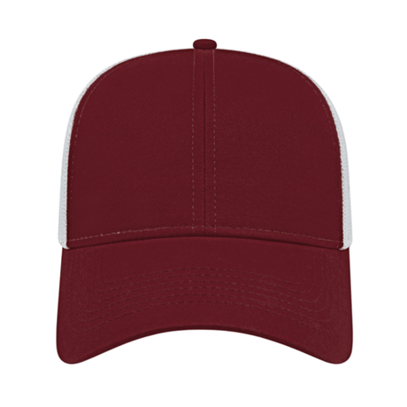Cap America i3025 Two-Tone Trucker Mesh Back Cap Unisex Accessories Hats & Caps