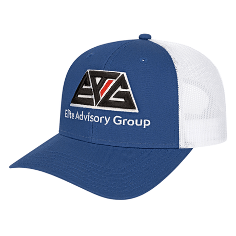 Cap America i3115 Low Profile Trucker Mesh Back Cap Unisex Accessories Hats & Caps