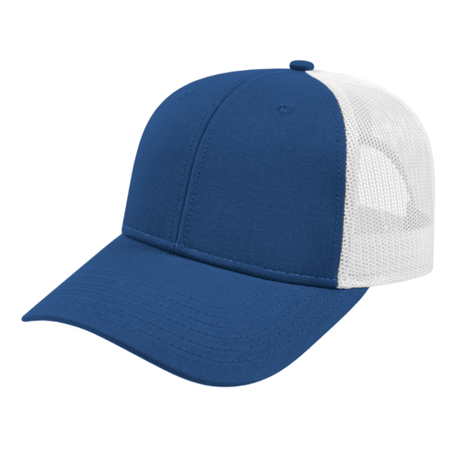 Cap America i3115 Low Profile Trucker Mesh Back Cap Unisex Accessories Hats & Caps