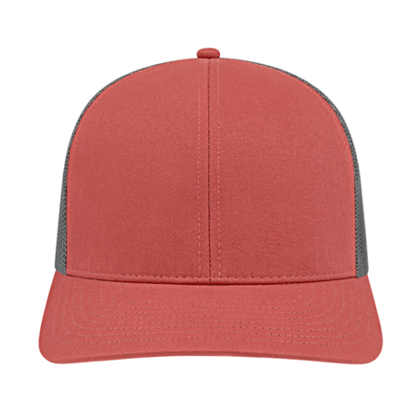 Cap America i3038 Poly/Cotton Trucker Mesh Back Cap Unisex Accessories Hats & Caps