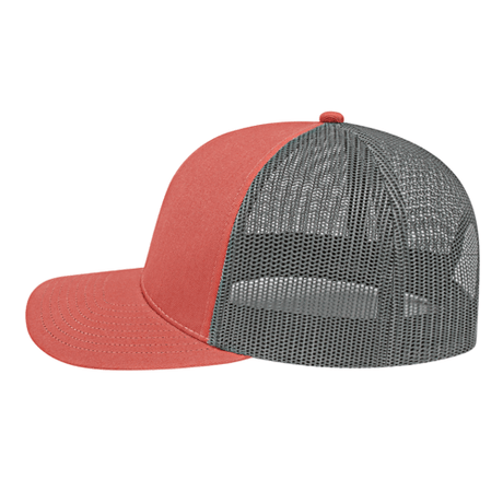 Cap America i3038 Poly/Cotton Trucker Mesh Back Cap Unisex Accessories Hats & Caps