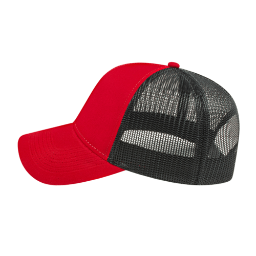 Cap America i3025 Two-Tone Trucker Mesh Back Cap Unisex Accessories Hats & Caps