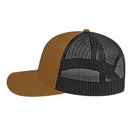 Cap America i3038 Poly/Cotton Trucker Mesh Back Cap Unisex Accessories Hats & Caps