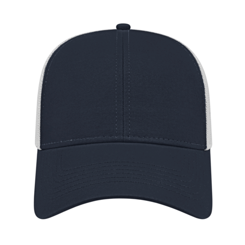 Cap America i3025 Two-Tone Trucker Mesh Back Cap Unisex Accessories Hats & Caps