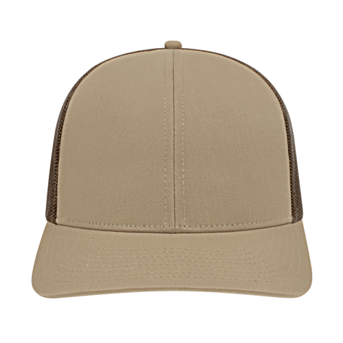 Cap America i3038 Poly/Cotton Trucker Mesh Back Cap Unisex Accessories Hats & Caps